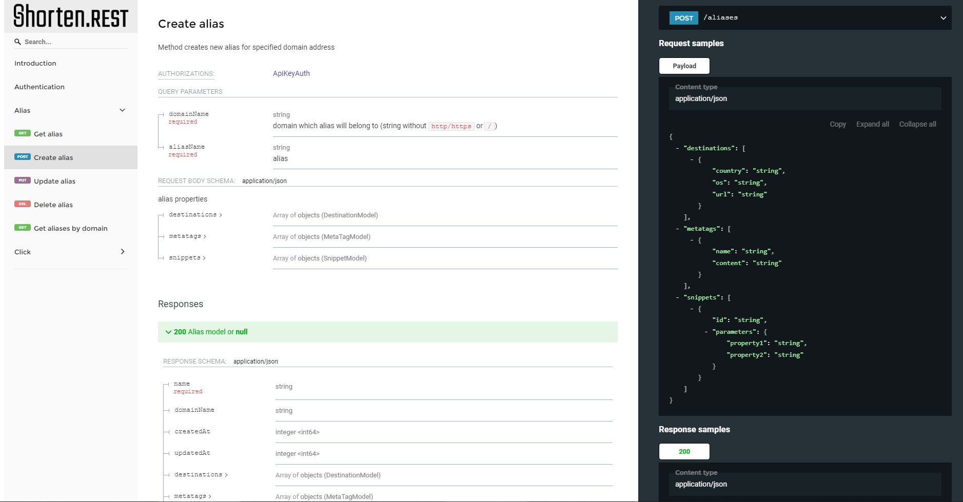 Shorten Rest Url Shortener Api A Url Shortener Api That Developers Love Sideprojectors Marketplace To Buy And Sell Discover Side Projects